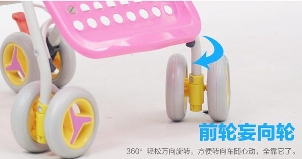 Xe đẩy em bé siêu nhẹ Mùa hè gấp 1-3 tuổi có thể ngồi ngả quần thoáng khí cho bé tạo dáng cho bé - Xe đẩy / Đi bộ xe đẩy ngồi cho bé