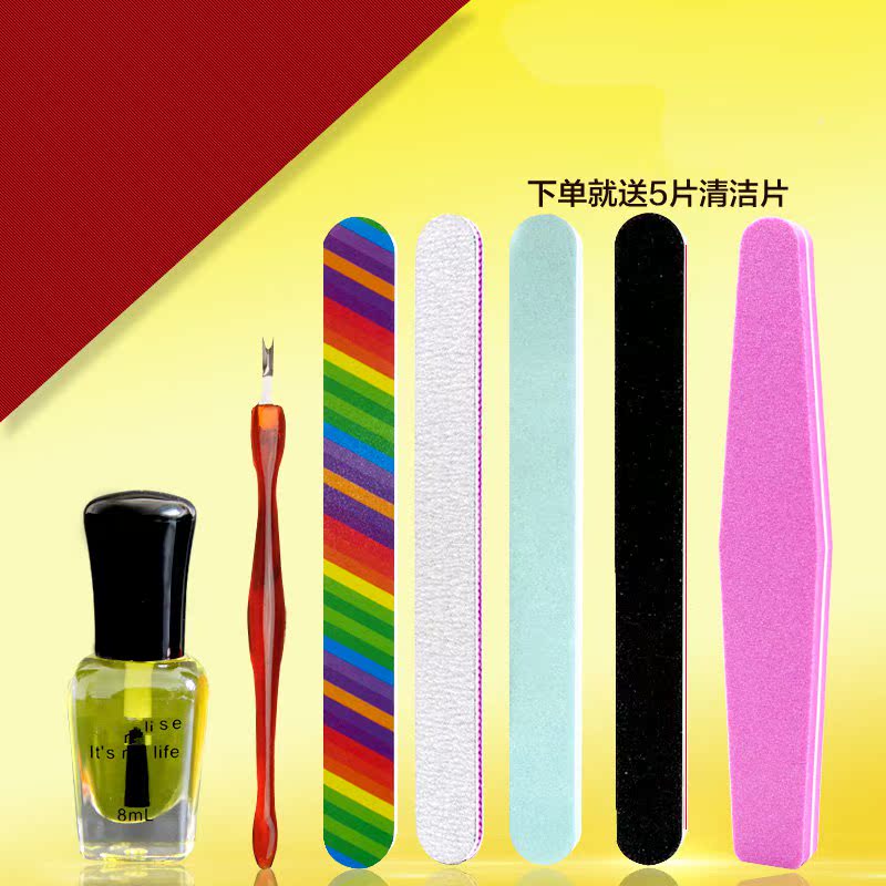 美甲工具打磨棒彩妆工具套装修剪脚手指甲打磨工具双面磨砂条挫条