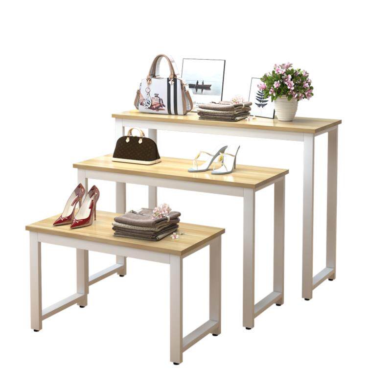 Women's Clothing Middle Island Running Water Table Display Display Cabinet High And Low Children's Clothes Shop Display Table Flower Shelf Shop Window Clothing Shop Brief