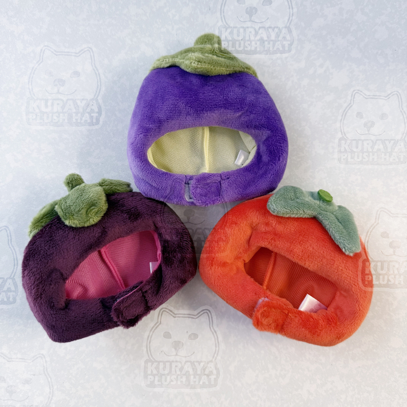 Kangwu Shiba Inu Original Fruit Series Eggplant Mangosteen Persimmon Baby Hat