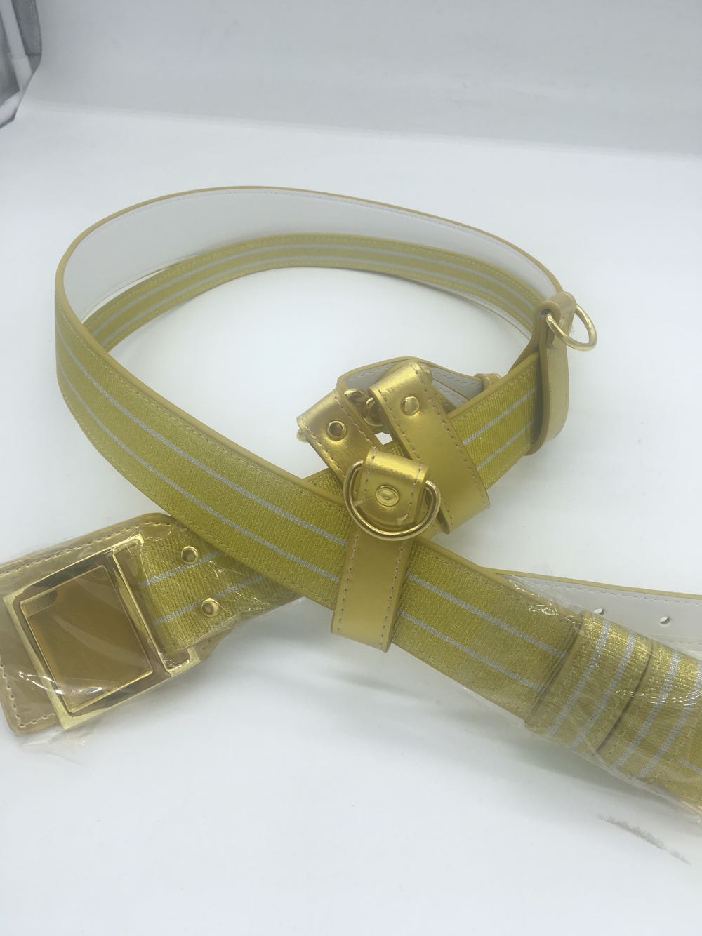 New flag class three army honor guard gold straddle outside belt 14 style dress belt