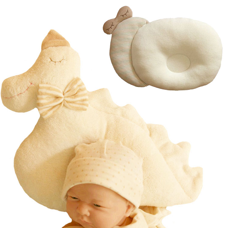 Baby sizing pillow anti-head straightening flat head pillows 01-2-6-12-month-old baby sleeping head type fixed pillows