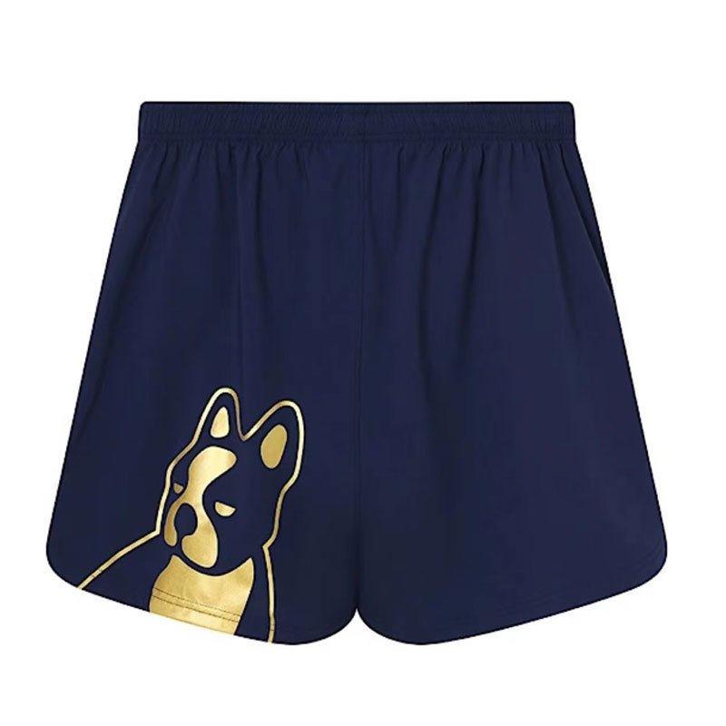 Claudio Pandani Trendy Casual Shorts for Men with Cartoon French Bulldog Print Claudio Pandani Trendy Casual Shorts for Men with Cartoon French Bulldog Print