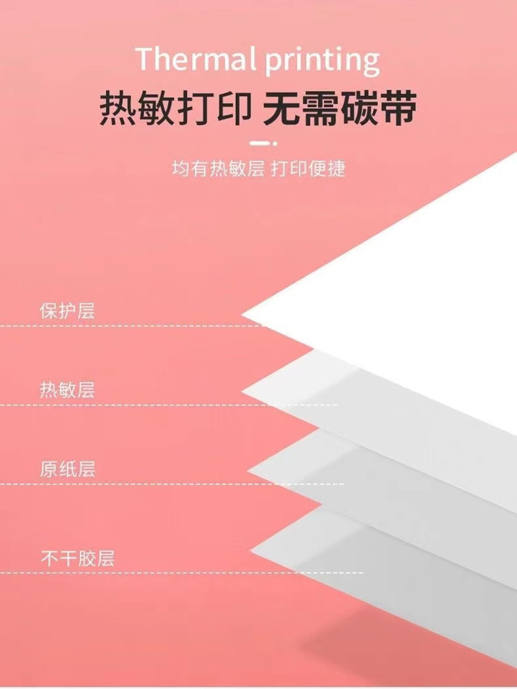 Meow Meow Machine Error Correction Printing Paper Self-Adhesive Sticker Printing Label Paper 57X25Mm Error Correction Machine Universal Thermal Paper