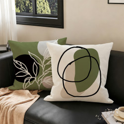 Nordic Light Luxury Geometric Fresh Cushion for Sofa, Living Room, Lumbar Support, Backrest Pillowcase, Nap, Guesthouse, Bay Window, Car