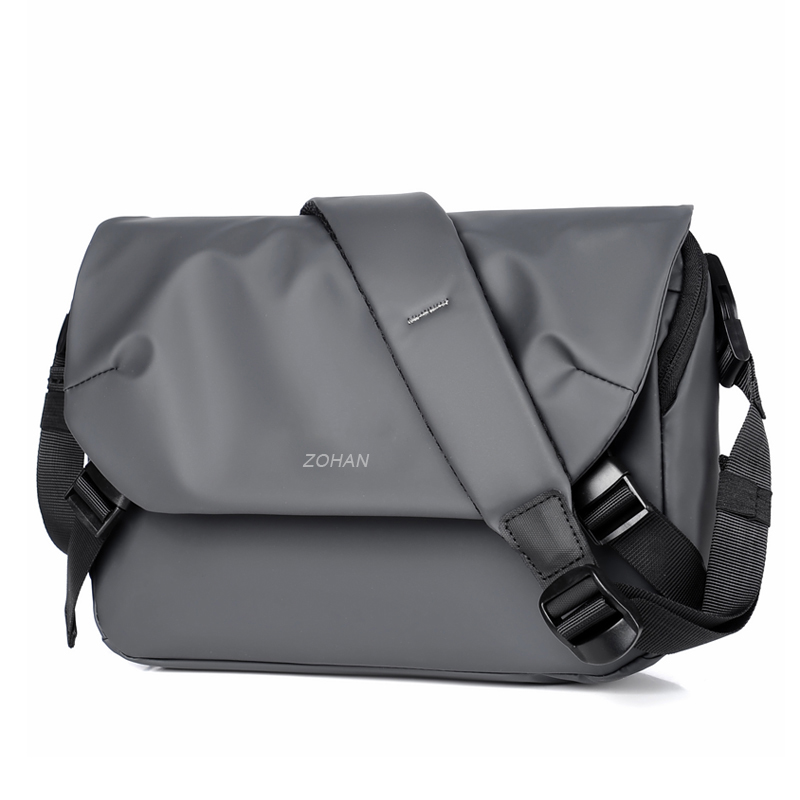 Hong Kong I TGREG Skew Satchel Men Casual Single Shoulder Bag Fashion Trend Riding Postman Bag 100 hitch Shoulder Bag