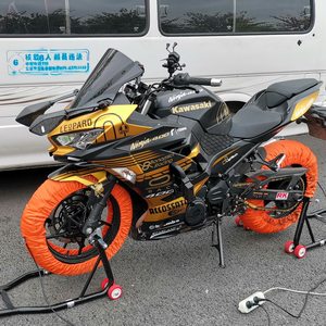Professional Goldkana Crash Bar for Kawasaki Ninja 400/Z400, Competition-Grade Anti-Fall Protection