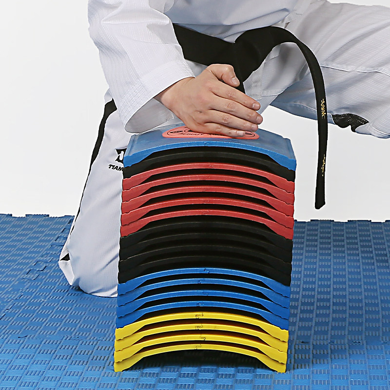 Taekwondo breaking tile for children repeatedly using performance training equipment acrylic foot kickoff breaking plate power tiles