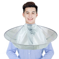 Серебряный серый взрослый парикмахерский плащ