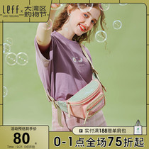 Leff shoulder bag shoulder bag women sports style girl graffiti running bag mobile phone bag 2021 fashion trend small bag