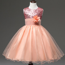 2021 New Summer Girls Dress Dress Piano For Graduation Gown Princess Dress Host Fluffy Yarn Summer