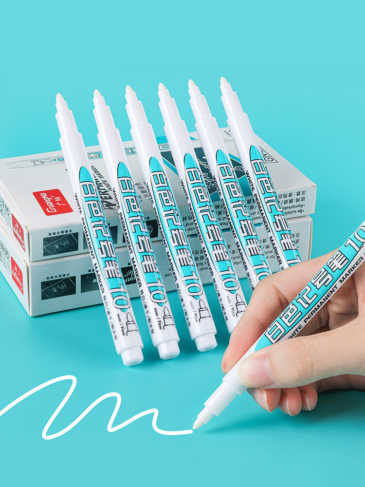 Gink Oily White Remember Pen Large Capacity Tire Speed Dry Waterproof Mark Hook Pen Hand-painted Graffiti Pen