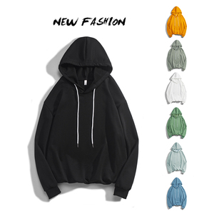 【爆款】纯色情侣款连帽百搭卫衣