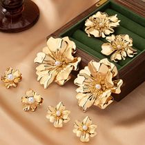 Luxury PCS Gold-plated Metal Earring for Women Girls