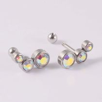 PCS Surgical Steel Crystal Ear Tragus Cartilage Earrings
