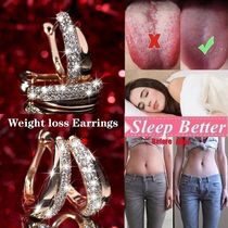 Fashion Cubic zirconia Stud Earrings Stainless Steel