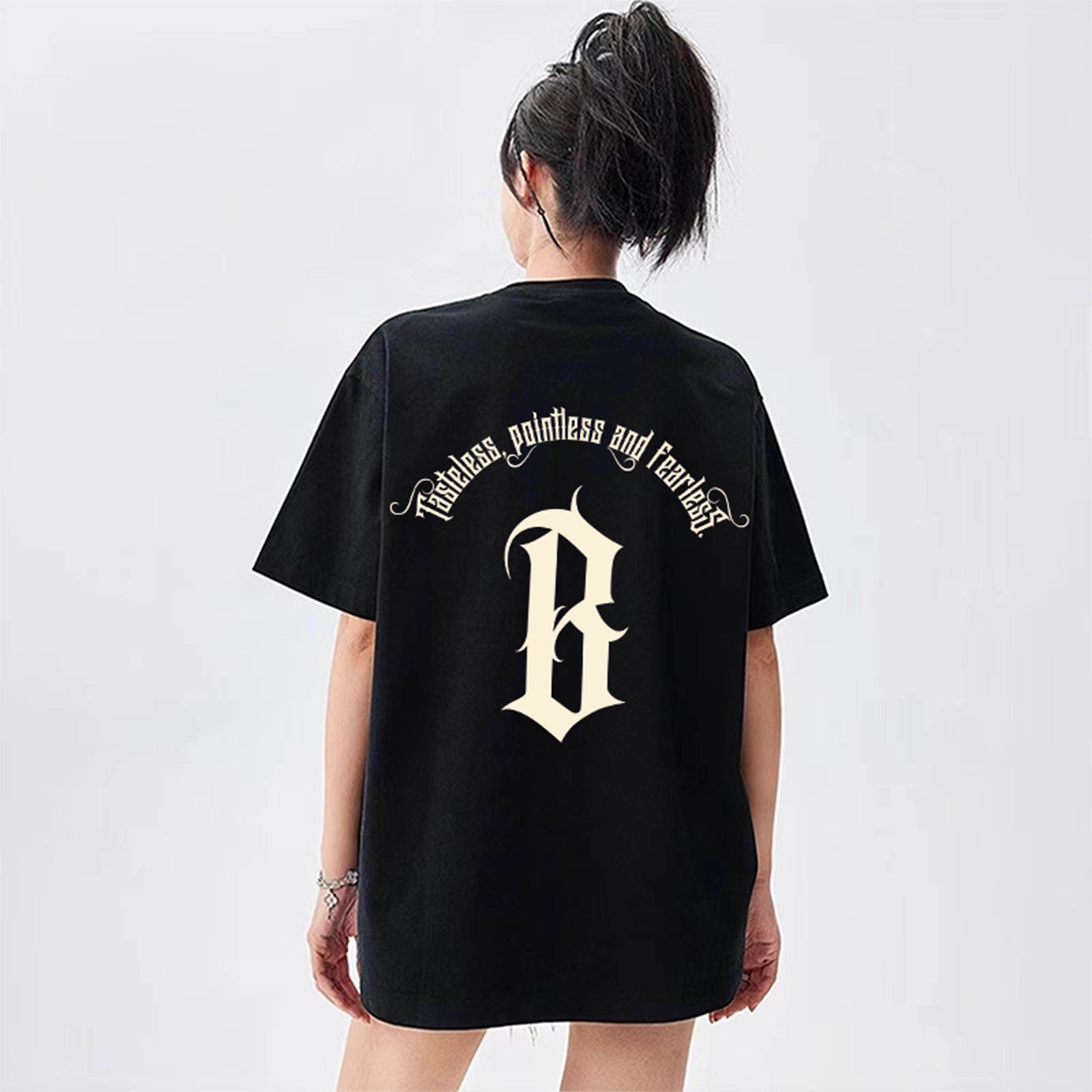 BONELESS BTW美式复古2026夏新款潮短袖T恤男女宽松休闲纯棉上衣