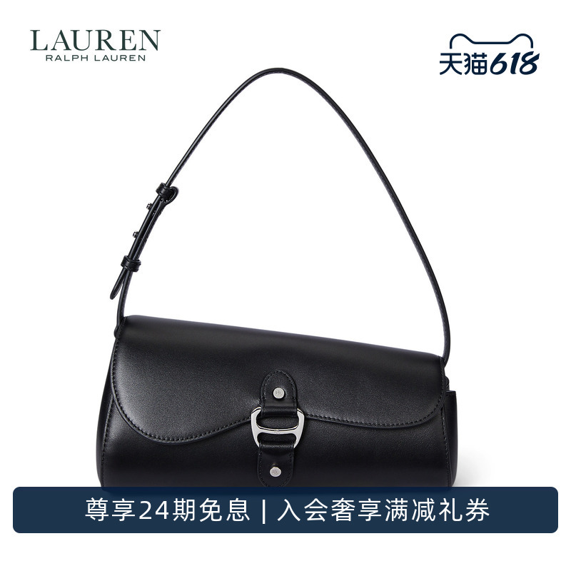 Lauren/Ralph Lauren Women's Classic Tasha Medium Leather Long Bag Rl70725