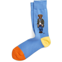 Ralph Lauren mens 24 spring and summer Polo Bear half-leg socks RL53134