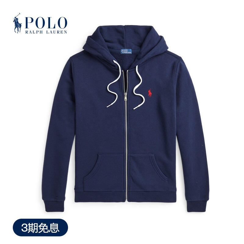 Ralph Lauren/Ralph Lauren Women's Classic Loose Fit Full Zip Hoodie Rl25935