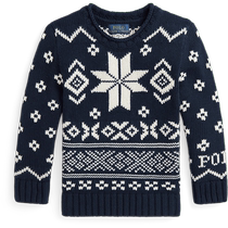 Ralph Lauren boys 24-year winter snowflake pattern sweater RL42304