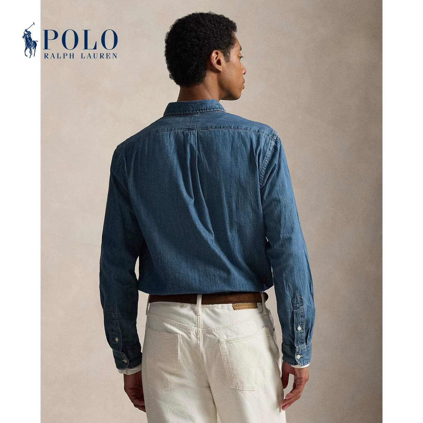 Классическая джинсовая рубашка Ralph Lauren, крой