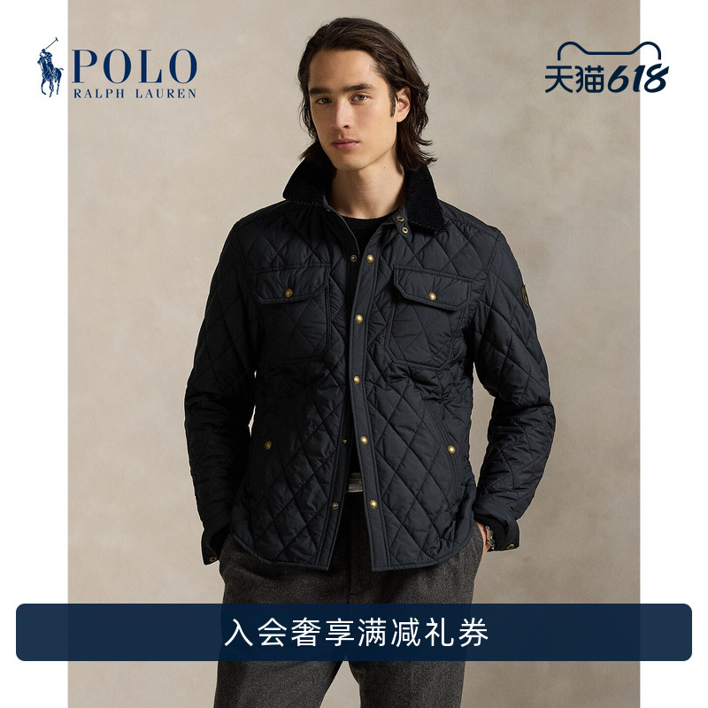 Ralph Lauren/Ralph Lauren Men's Classic Beaton Quilted Jacket Rl100347 Ralph Lauren/Ralph Lauren Men's Classic Beaton Quilted Jacket Rl100347