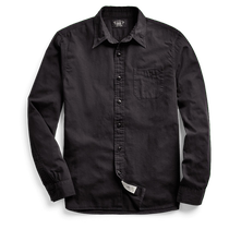 RRL Mens Classic Loose Fit Garment Dyed Twill Cotton Work Shirt RL90196
