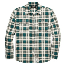 RRL men and women same style 24 early spring plaid printed thick soft cotton work shirt RL93182