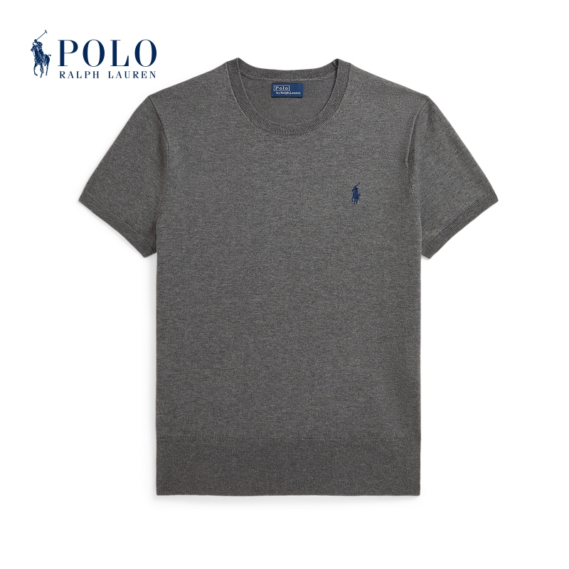 Ralph Lauren/Ralph Lauren Women's Classic Slim Fit Short Sleeve Round Neck Sweater Rl26847
