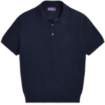 Purple Label Мужская одежда 24 года Spring Classic Edition Alphabet composition Pattern Pattern Polo Cворотничок Weasel