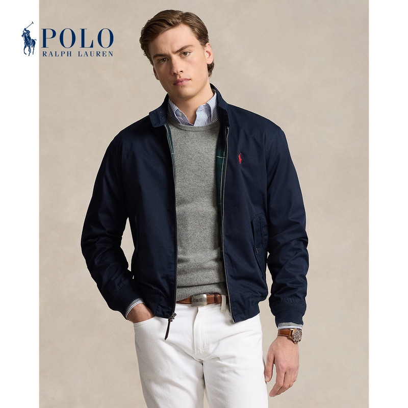 Ralph Lauren/Ralph Lauren Men's Classic Twill Half-Turtleneck Jacket Rl17874