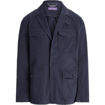 PURPLE LABEL Mens 24 Early Autumn Julian stretch twill utility jacket RL93720