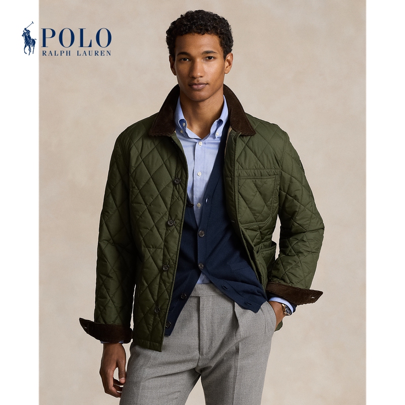 Ralph Lauren/Ralph Lauren Men's Classic Beaton Quilted Utility Jacket Rl18692