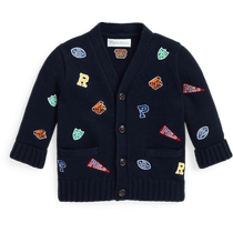Ralph Lauren Ralph Lauren baby autumn 24 cotton V-neck knitted cardigan RL42056