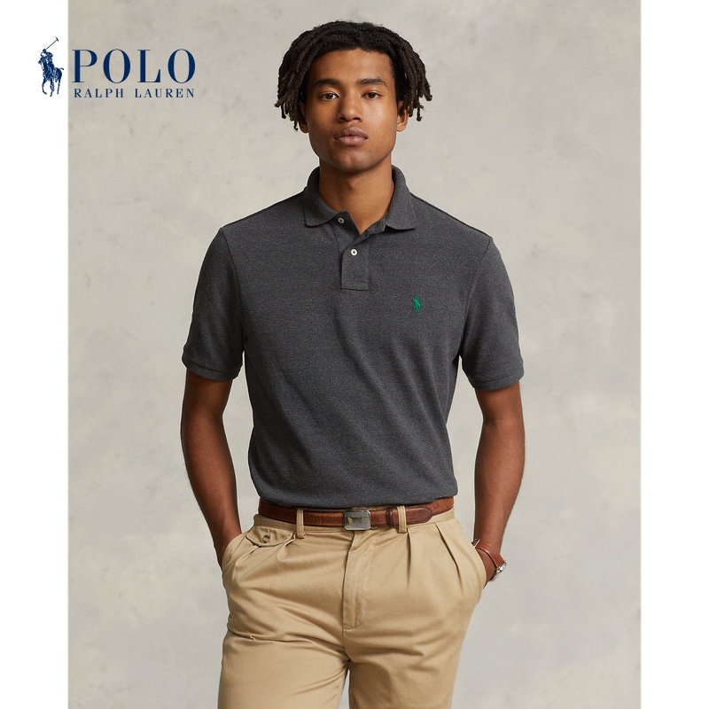 Ralph Lauren/Ralph Lauren Men's Classic Slim Fit Mesh Short Sleeve Tennis Shirt Rl12214