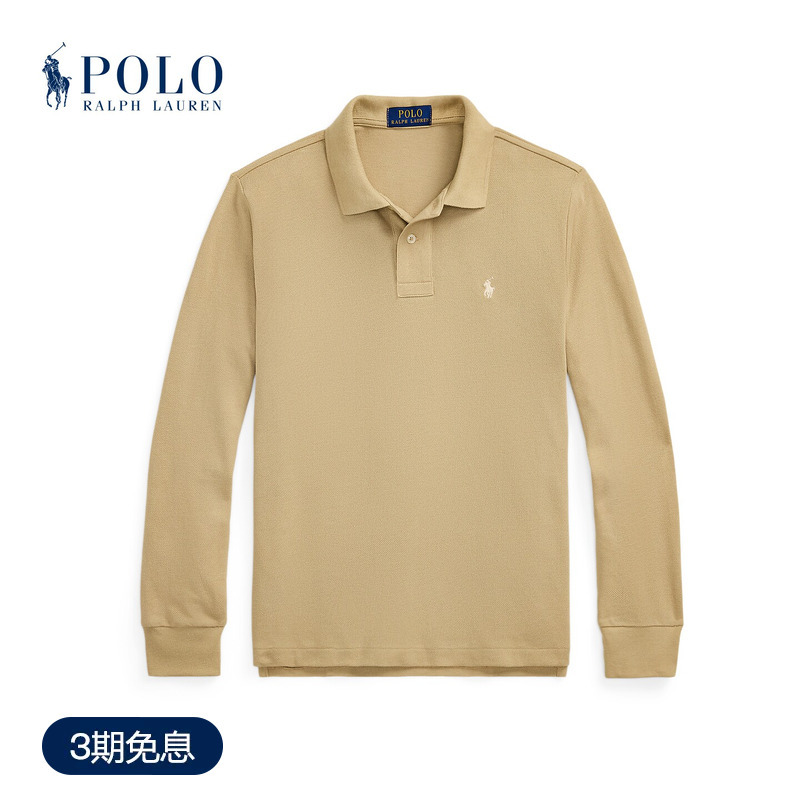 Ralph Lauren/Ralph Lauren Boys' Fall 26 Cotton Mesh Long Sleeve Polo Shirt Rl45286 Ralph Lauren/Ralph Lauren Boys' Fall 26 Cotton Mesh Long Sleeve Polo Shirt Rl45286