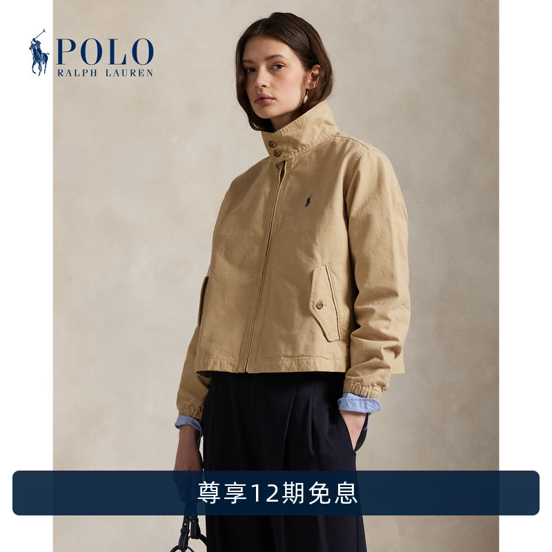 [Chinese Valentine's Day Gift] Ralph Lauren Women's Classic Cotton Canvas Jacket