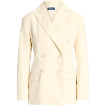 (Chinese Valentines Day Series) Ralph Lauren Womens 24 Early Autumn Double-breasted Blazer