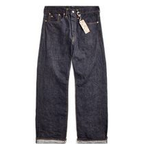 RRL Mens Classic Retro Five-Pocket Trim Jeans RL90198