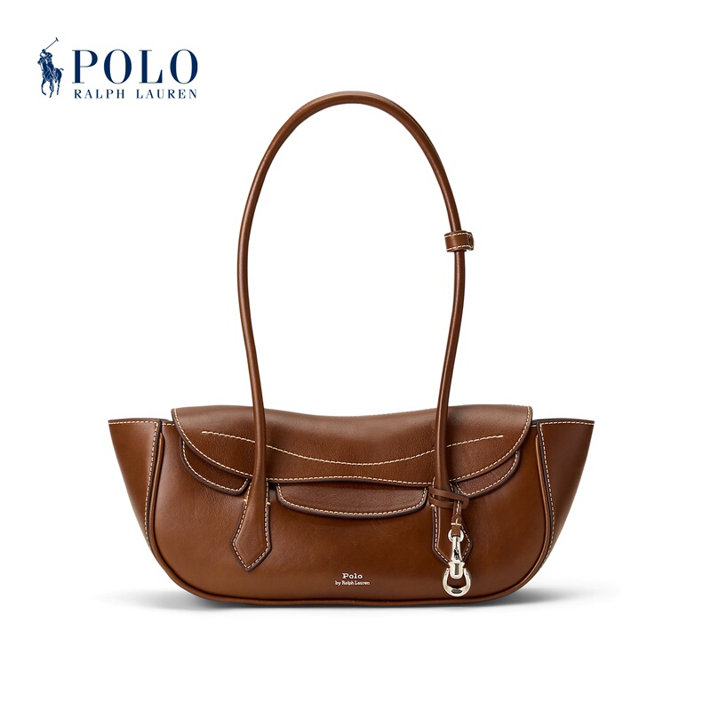 【Polo Blaze】Ralph Lauren/Ralph Lauren Women's Leather Small Shoulder Bag