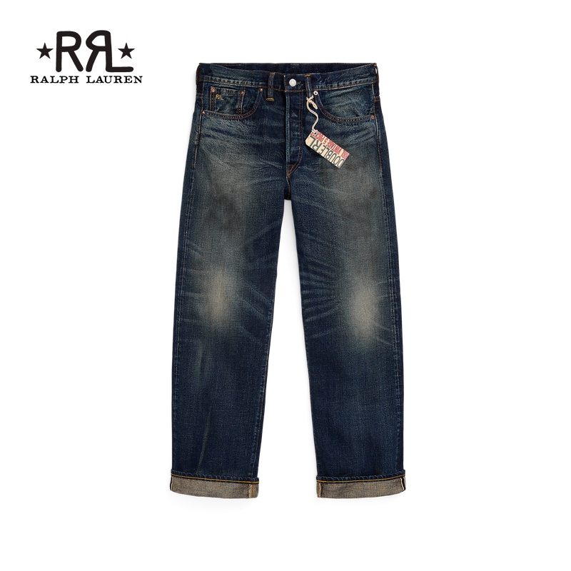 Rrl Men's Classic Givins Vintage Five-Pocket Cotton Jeans Rl93969 Rrl Men's Classic Givins Vintage Five-Pocket Cotton Jeans Rl93969