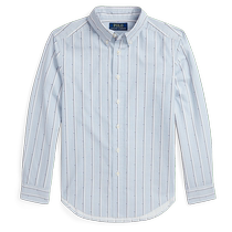 Ralph Lauren boys 24 early autumn striped cotton jacquard shirt RL41796