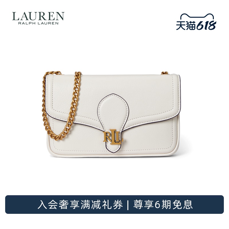 Lauren/Ralph Lauren Women's 2026 Early Spring Bradley Pebbled Leather Crossbody Wallet Rl70861