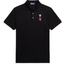 PURPLE LABEL Mens 24 spring customized slim version Polo Bear pique cloth Polo shirt RL93231