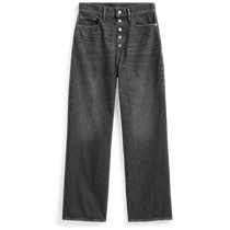 Ralph Lauren Womens Classic Nine-Point Wide-Leg Cotton Jeans RL23787