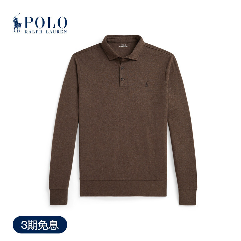 Ralph Lauren/Ralph Lauren Men's 26 Autumn Plain Knit Polo Collar Pullover Rl101525 Ralph Lauren/Ralph Lauren Men's 26 Autumn Plain Knit Polo Collar Pullover Rl101525