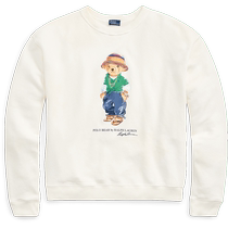 Ralph Lauren Womens 24 Summer Loose Polo Bear Cotton Crewneck Shirt RL25717