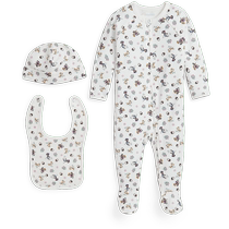 Ralph Lauren 拉夫劳伦婴童 24年秋Polo Bear棉三件式礼品套装