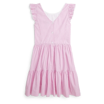 Ralph Lauren Rav Lauren Girls 24 Spring полосатой хлопчатобумажкой пряжи RL41331